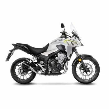 LEOVINCE HONDA CB500 F X & CBR 500 R 2019 2021 LV-10 RACING BLACK pot d'échappement NON homologué 15236B