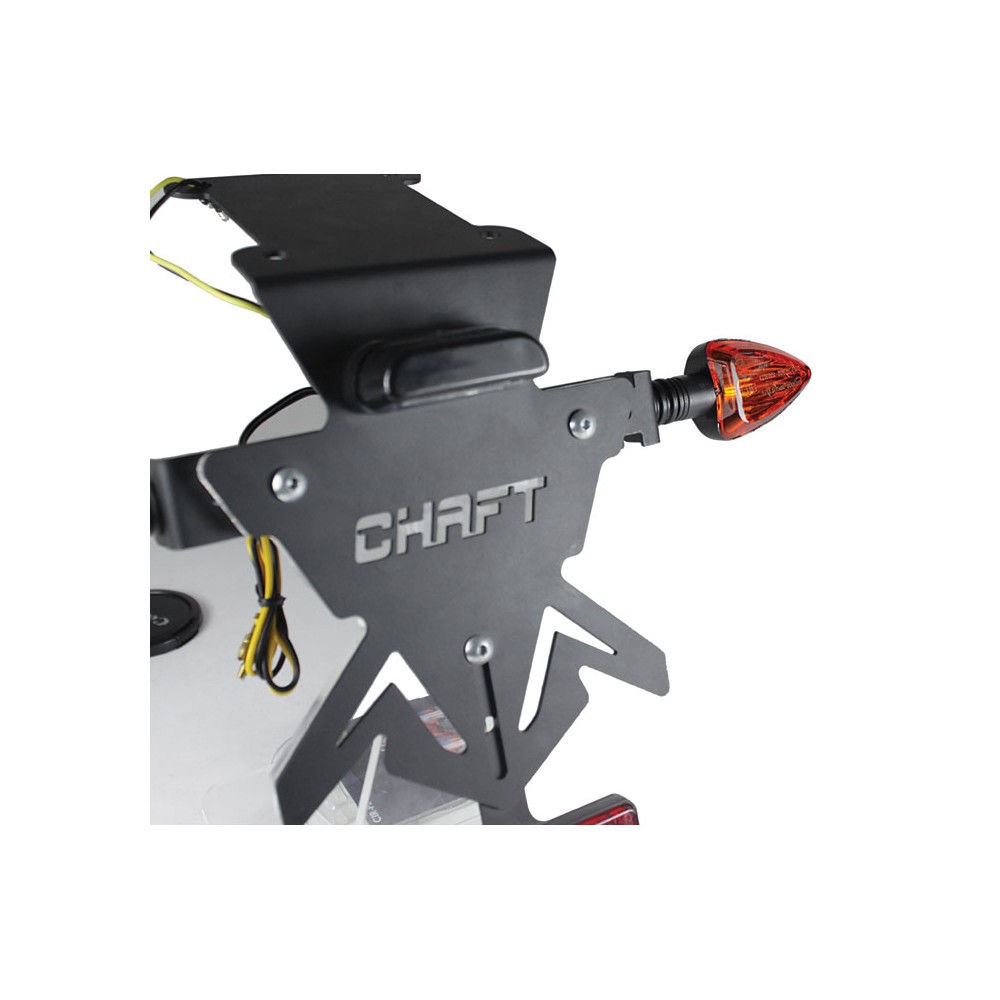 CHAFT pair of universal bulb GUNNER indicators CE approved for motorcycle