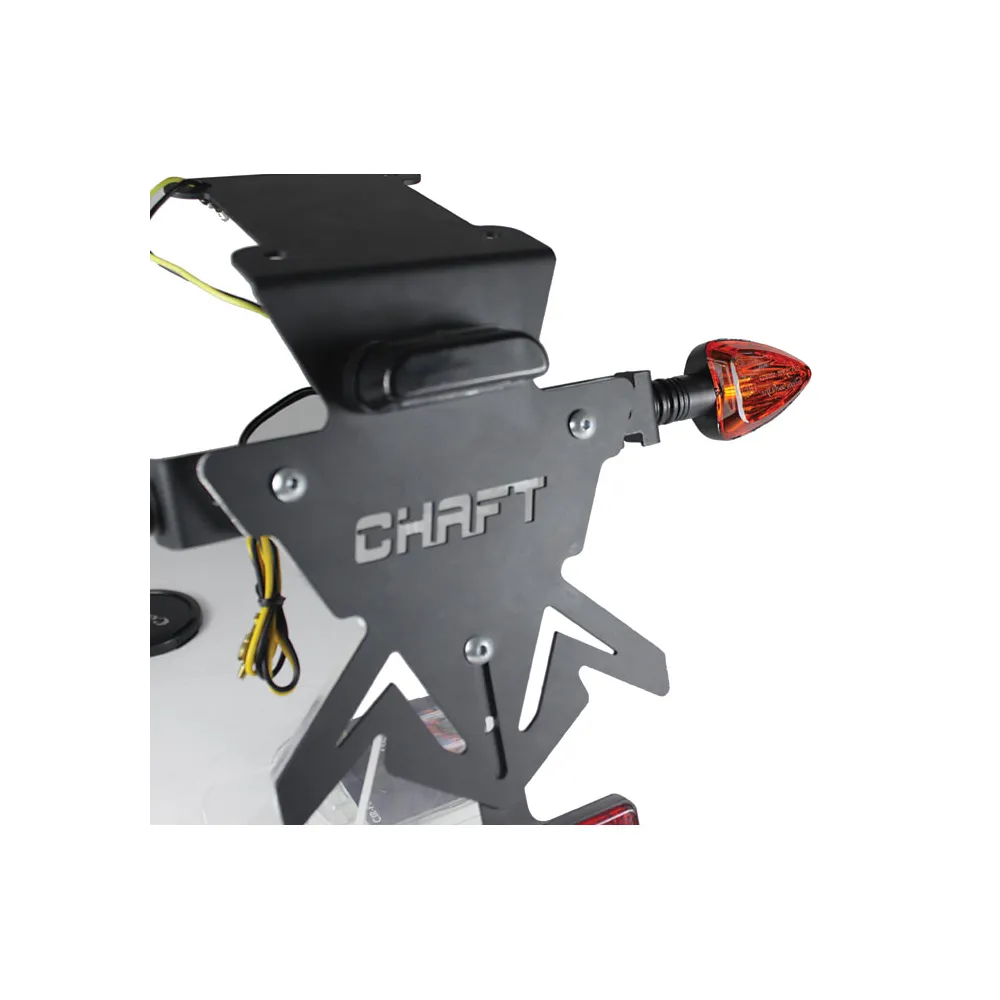 CHAFT pair of universal bulb GUNNER indicators CE approved for motorcycle