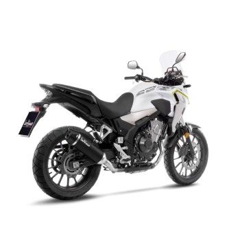 LEOVINCE HONDA CB500 F / X / CBR 500 R / 2019 2023 NERO BLACK exhaust EURO4/5 14058