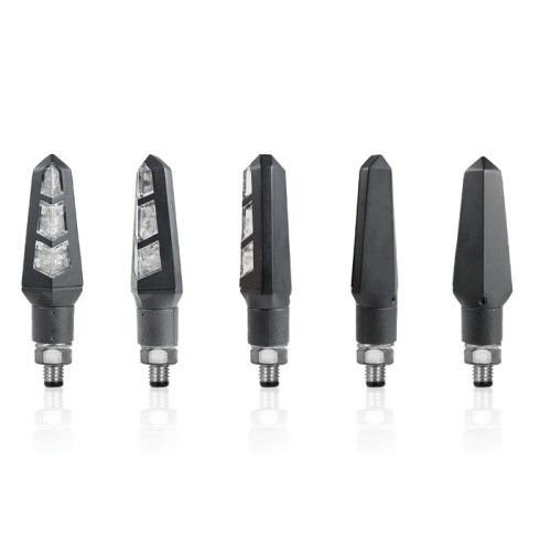 CHAFT paire de clignotants moto universels HARVEST à led HOMOLOGUE CE