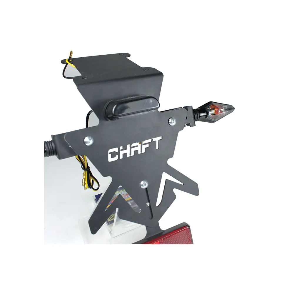 CHAFT pair of universal bulb SLIVER indicators CE approved for motorcycle