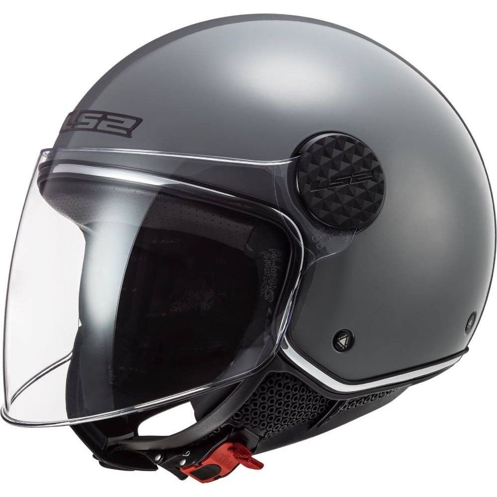 LS2 OF558 SPHERE LUX SOLID jet helmet motorcycle scooter gloss nardo grey