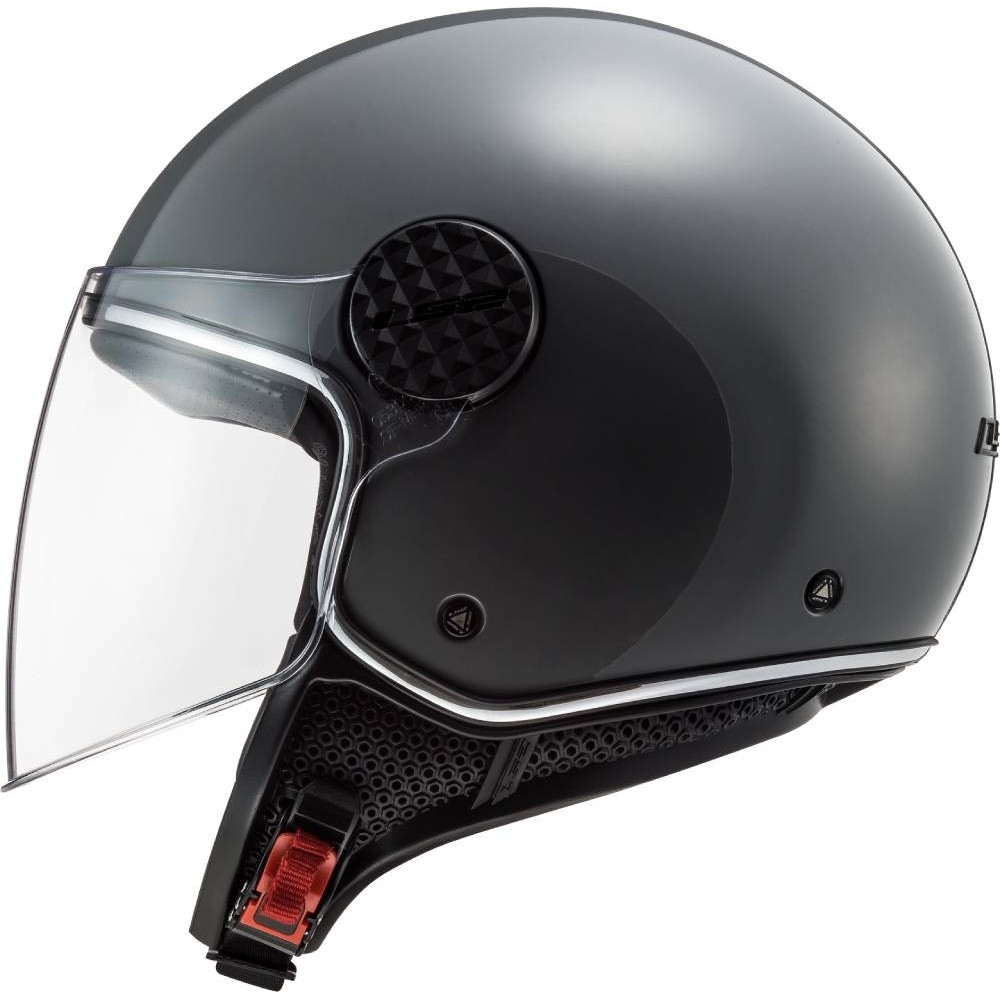 LS2 OF558 SPHERE LUX SOLID jet helmet motorcycle scooter gloss nardo grey