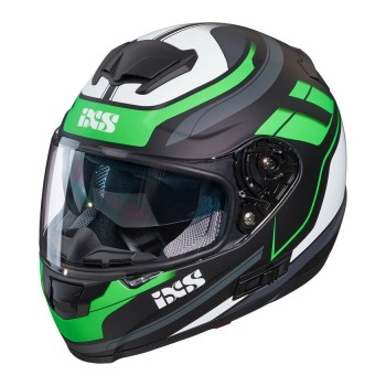 IXS casque moto intégral HX215 2.0 noir-vert mat