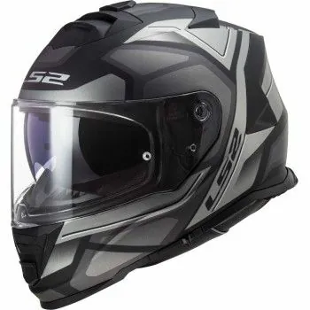 LS2 casque moto intégral FF800 STORM FASTER titane mat