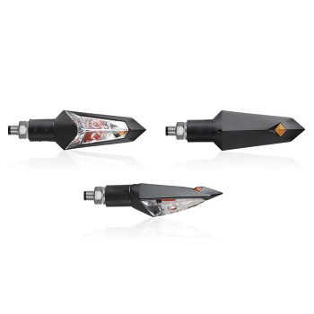 CHAFT pair of universal bulb TROOPER indicators CE approved for motorcycle