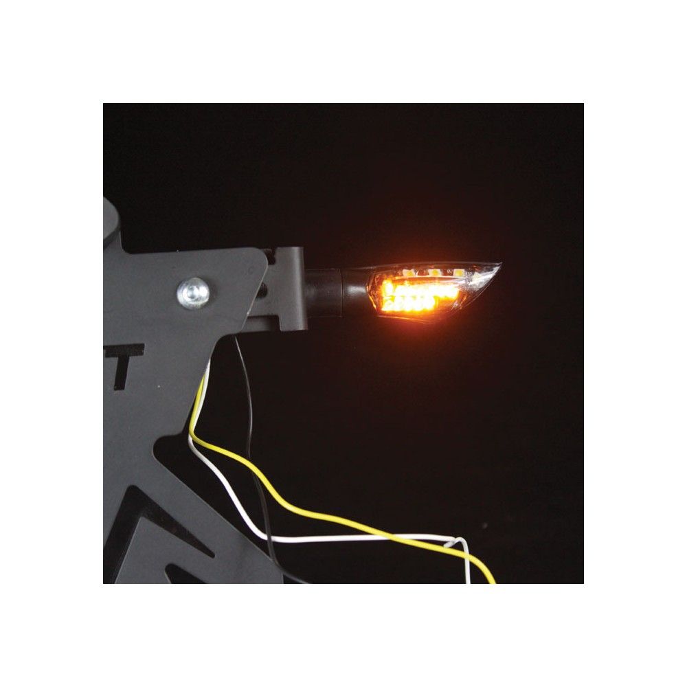 CHAFT paire de clignotants moto VENICE led + rappel feu HOMOLOGUE CE