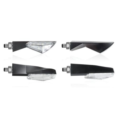 CHAFT paire de clignotants moto universels ZOOM à led HOMOLOGUE CE