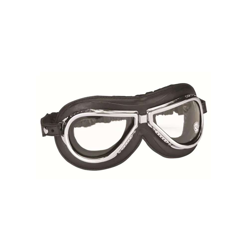 CHAFT paire de lunettes AVIATEUR universelle CLIMAX 500 pour casque jet rétro moto scooter LU03