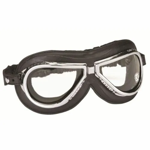 CHAFT paire de lunettes AVIATEUR universelle CLIMAX 500 pour casque jet rétro moto scooter LU03