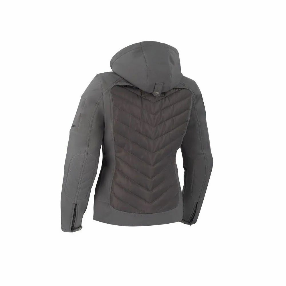 SEGURA blouson moto LADY NATCHO textile sportswear femme hiver étanche gris STB978