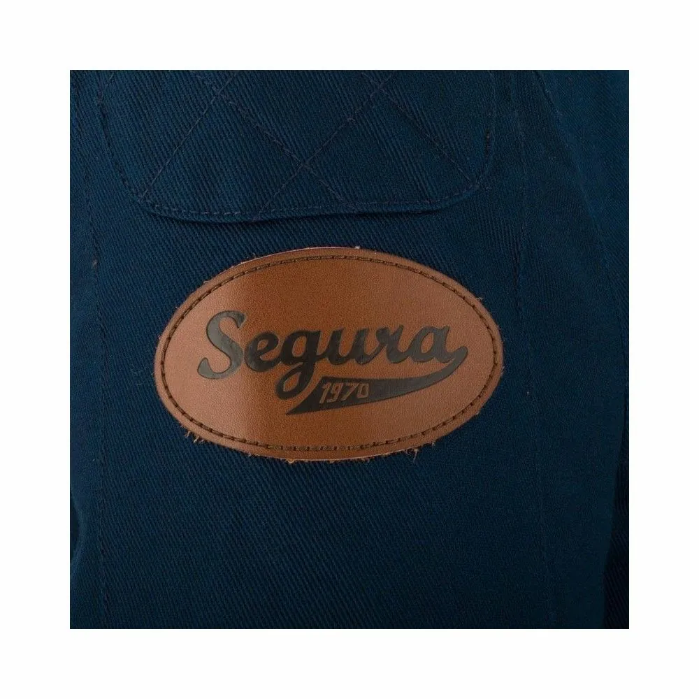 SEGURA blouson moto textile femme LADY GARRISSON toutes saisons étanche bleu STB952