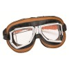 CHAFT paire de lunettes AVIATEUR universelle CLIMAX 513S pour casque jet rétro moto scooter LU06