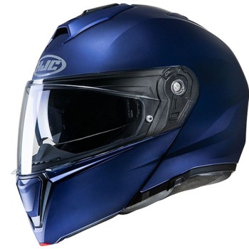 HJC integral modular in jet helmet i90 motorcycle scooter matt metal blue