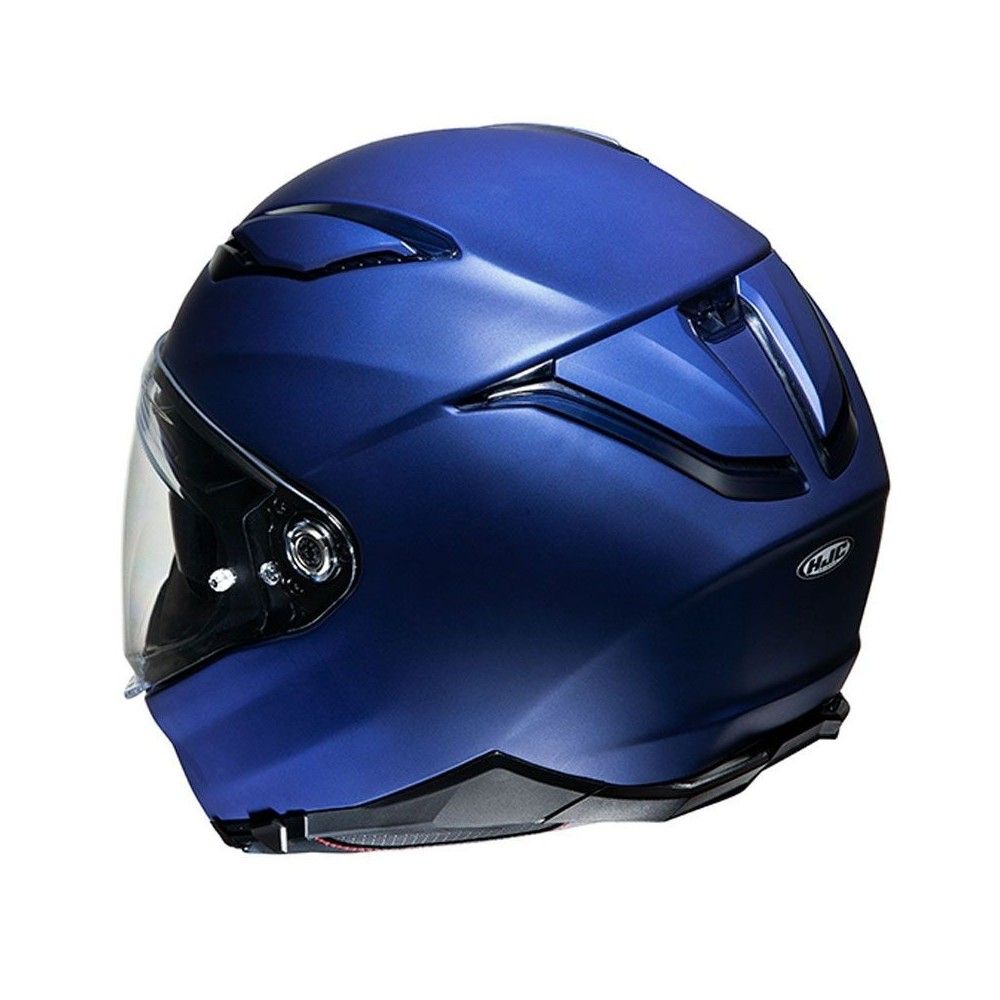 HJC FIBERGLASS integral motorcycle scooter helmet F70 matt metal BLUE
