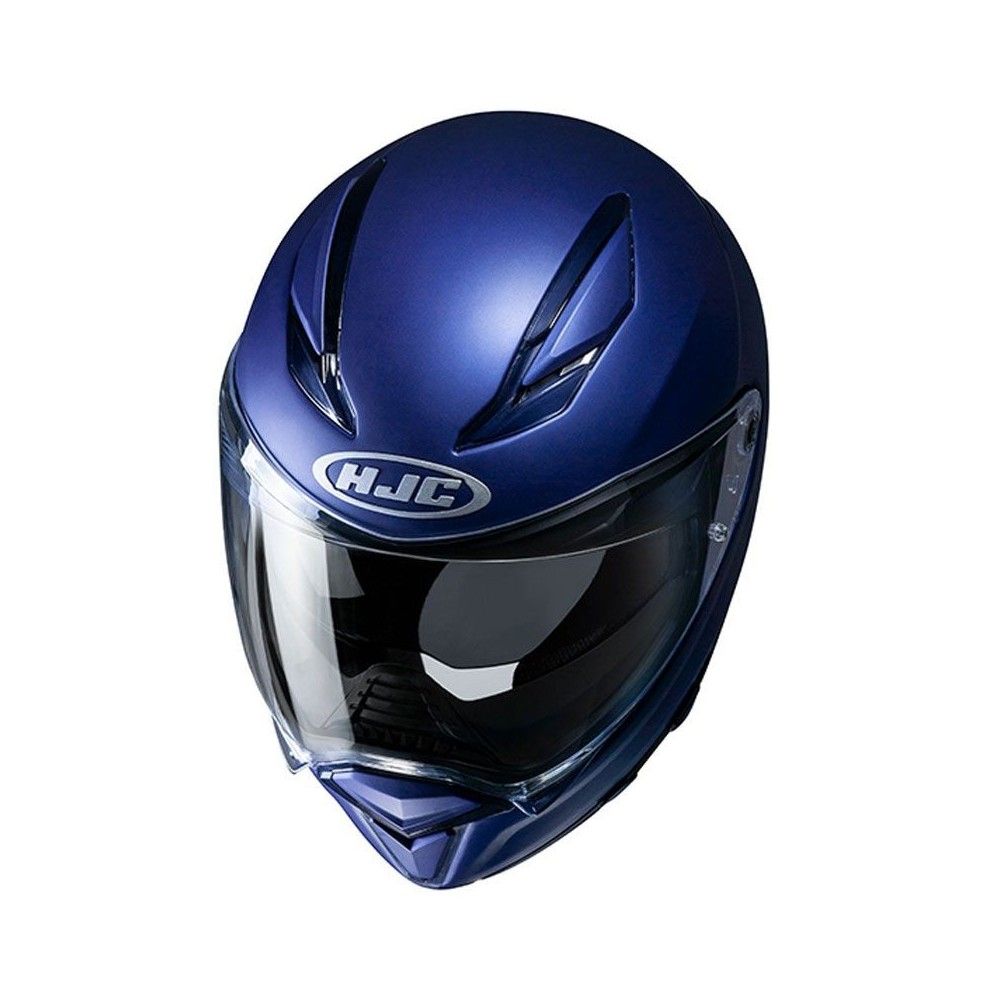 HJC FIBERGLASS integral motorcycle scooter helmet F70 matt metal BLUE