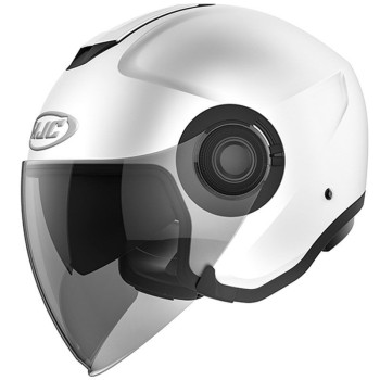 HJC jet helmet moto scooter i40 SOLID metal WHITE