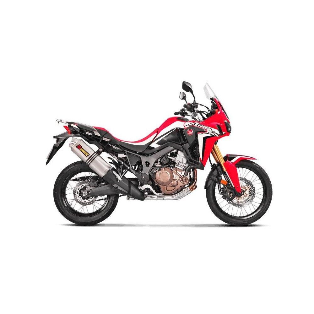 AKRAPOVIC Honda CRF 1000 L AFRICA TWIN 16 19 pot d'échappement en TITANE homologué SLIP-ON 1811-3132