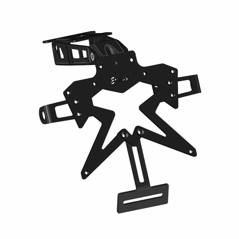 ermax kawasaki Z900 2020 2021 support de plaque ALU noir SUP10 + platine de fixation