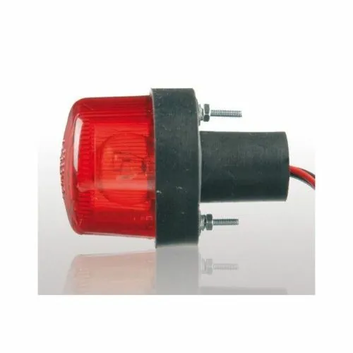 universal round red rear bulb headlight for motorcycle undertray