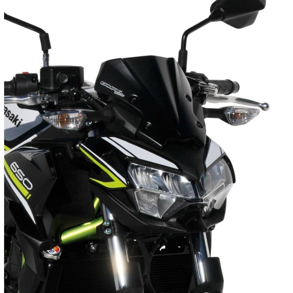 ermax Kawasaki Z650 2020 2021 tête de fourche saute vent BRUT A PEINDRE