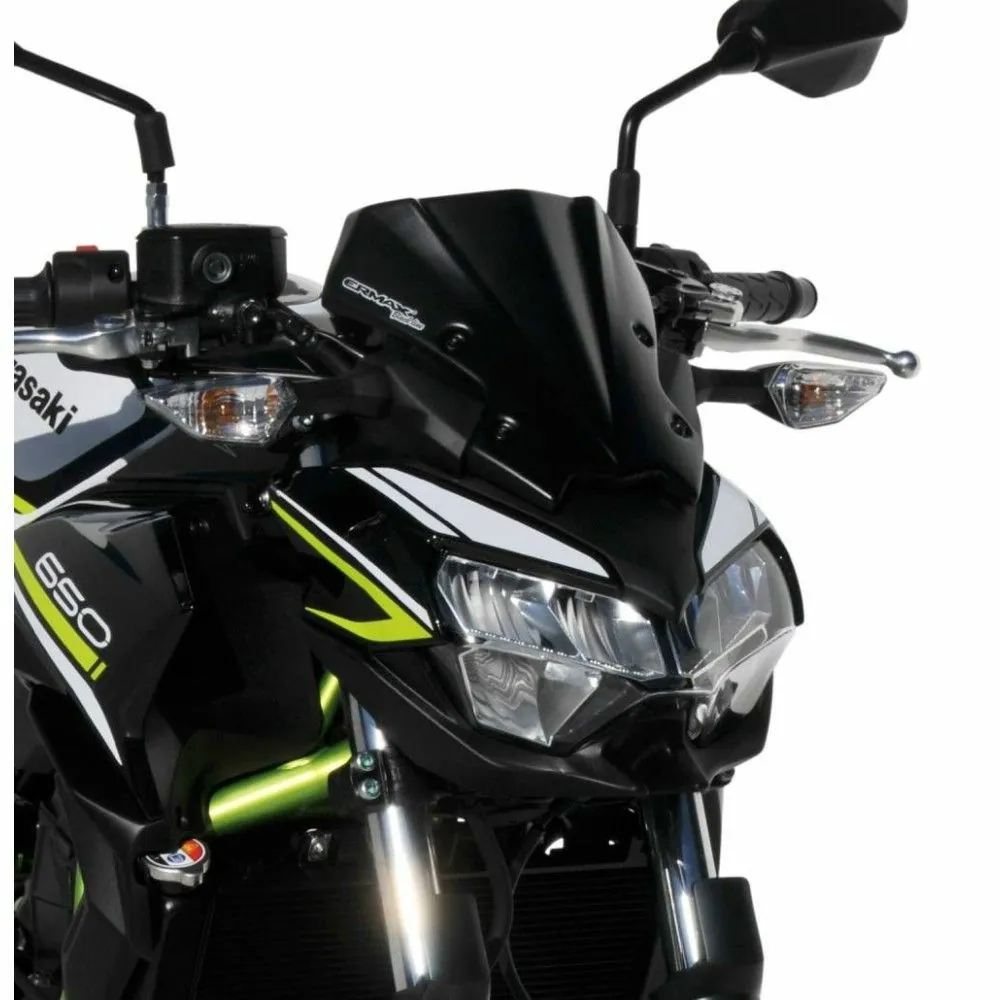 ermax Kawasaki Z650 2020 2021 tête de fourche saute vent peint 1 couleur, bicolore ou tricolore