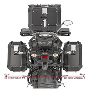 GIVI PL2139CAM Tubular frame for Trekker Outback MONOKEY CAM-SIDE suitcases Yamaha TRACER 900 & GT 2018 2020 