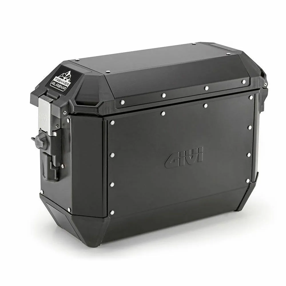 GIVI paire de valises latérales ALA36BPACK2 MONOKEY TREKKER ALASKA volume standard 2 x 36L alu noir