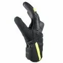 HARISSON gants cuir & textile ARLINGTON moto scooter hiver étanche homme EPI noir-jaune