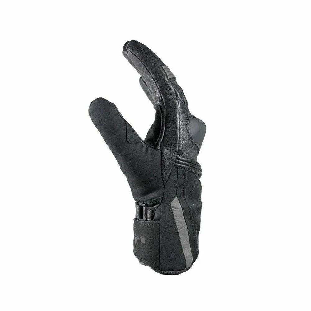 HARISSON gants cuir & textile ARLINGTON moto scooter hiver étanche homme EPI noir-gris