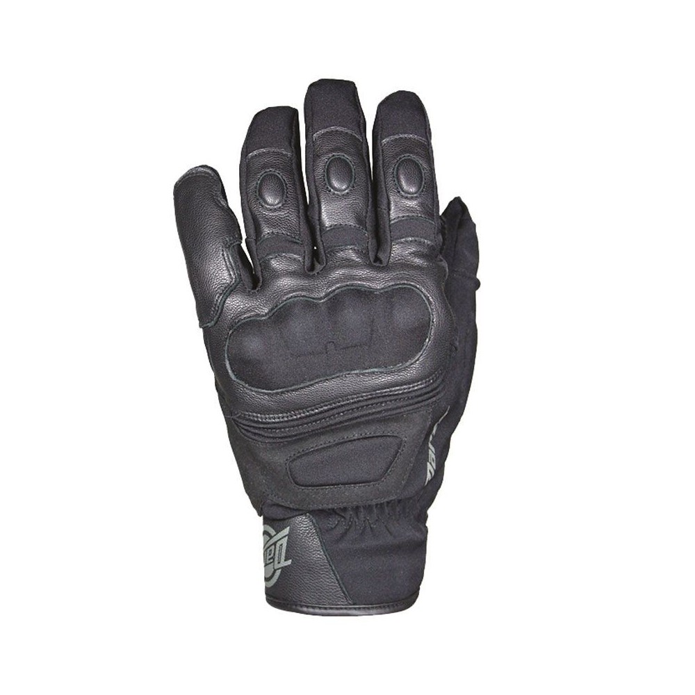 HARISSON SIBERIA man winter motorcycle scooter waterproof leather & textile gloves EPI black