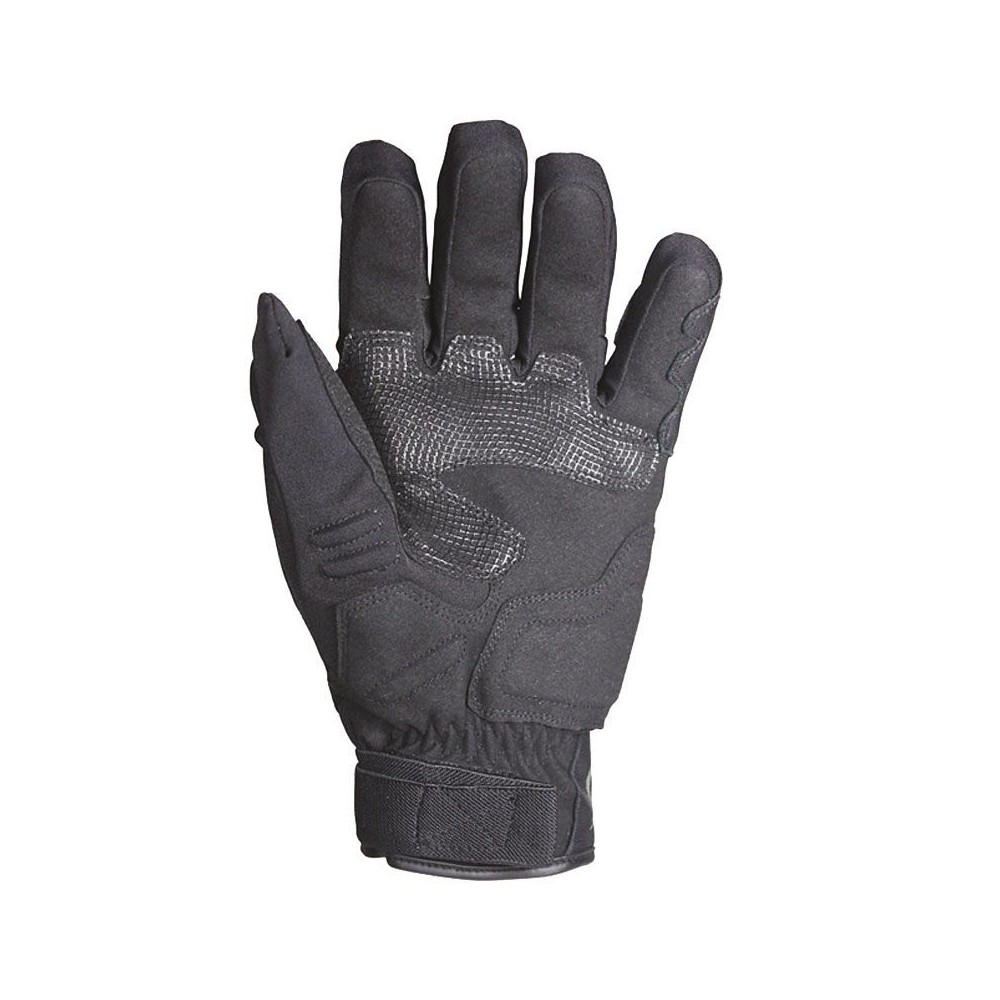 HARISSON SIBERIA man winter motorcycle scooter waterproof leather & textile gloves EPI black