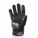 HARISSON LEADER EVO man summer motorcycle scooter RACING leather & textile gloves black-red EPI