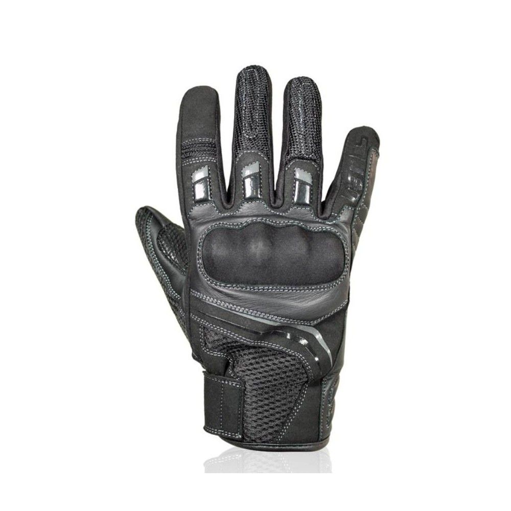 HARISSON SPY EVO man summer motorcycle scooter leather & textile gloves