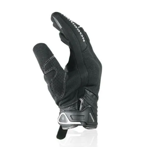 HARISSON SPLASH EVO man summer motorcycle scooter textile gloves EPI black-white