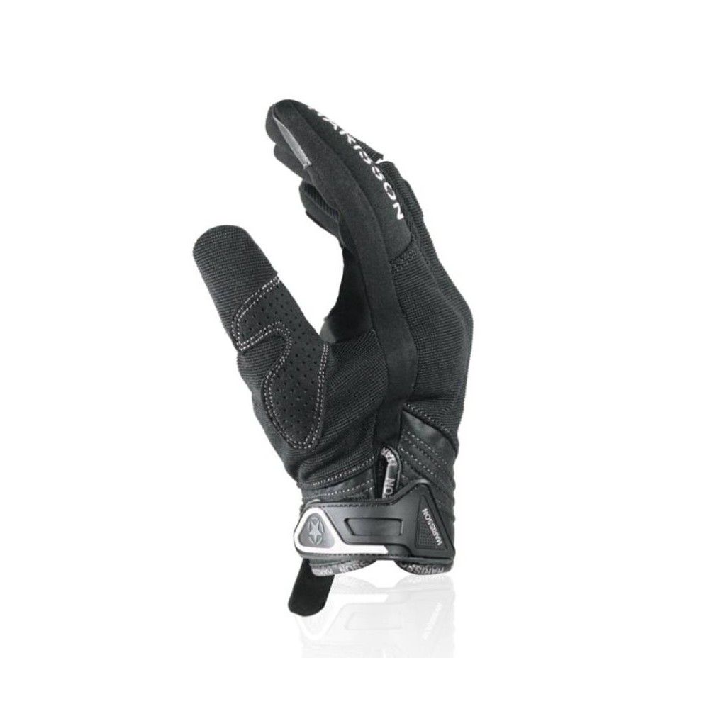 HARISSON Lady SPLASH EVO textile woman summer motorcycle scooter gloves EPI black-white