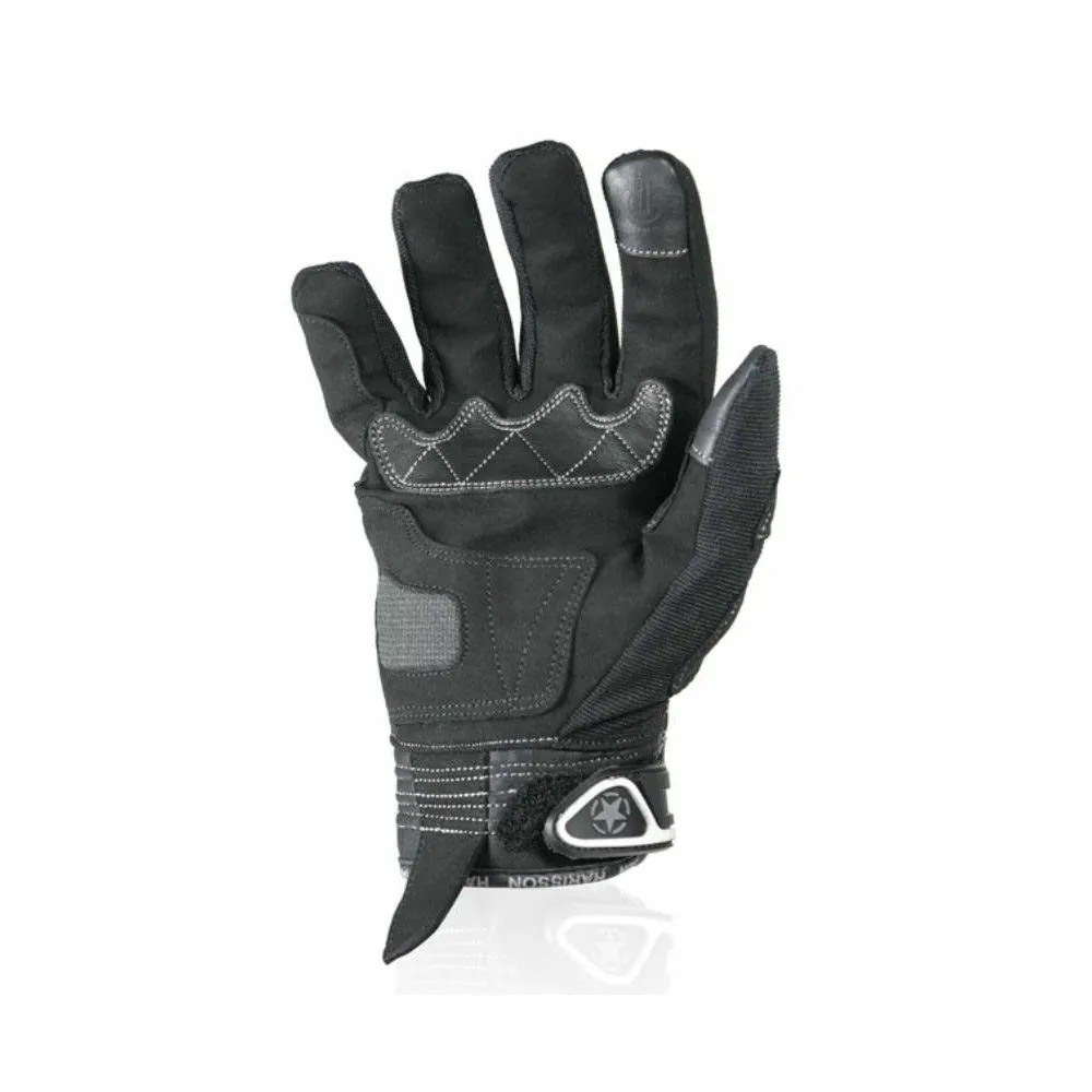HARISSON gants textile Lady SPLASH EVO moto scooter femme été EPI noir-blanc