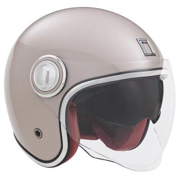 NOX vintage jet helmet moto scooter HERITAGE gloss champagne