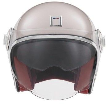 NOX vintage jet helmet moto scooter HERITAGE gloss champagne