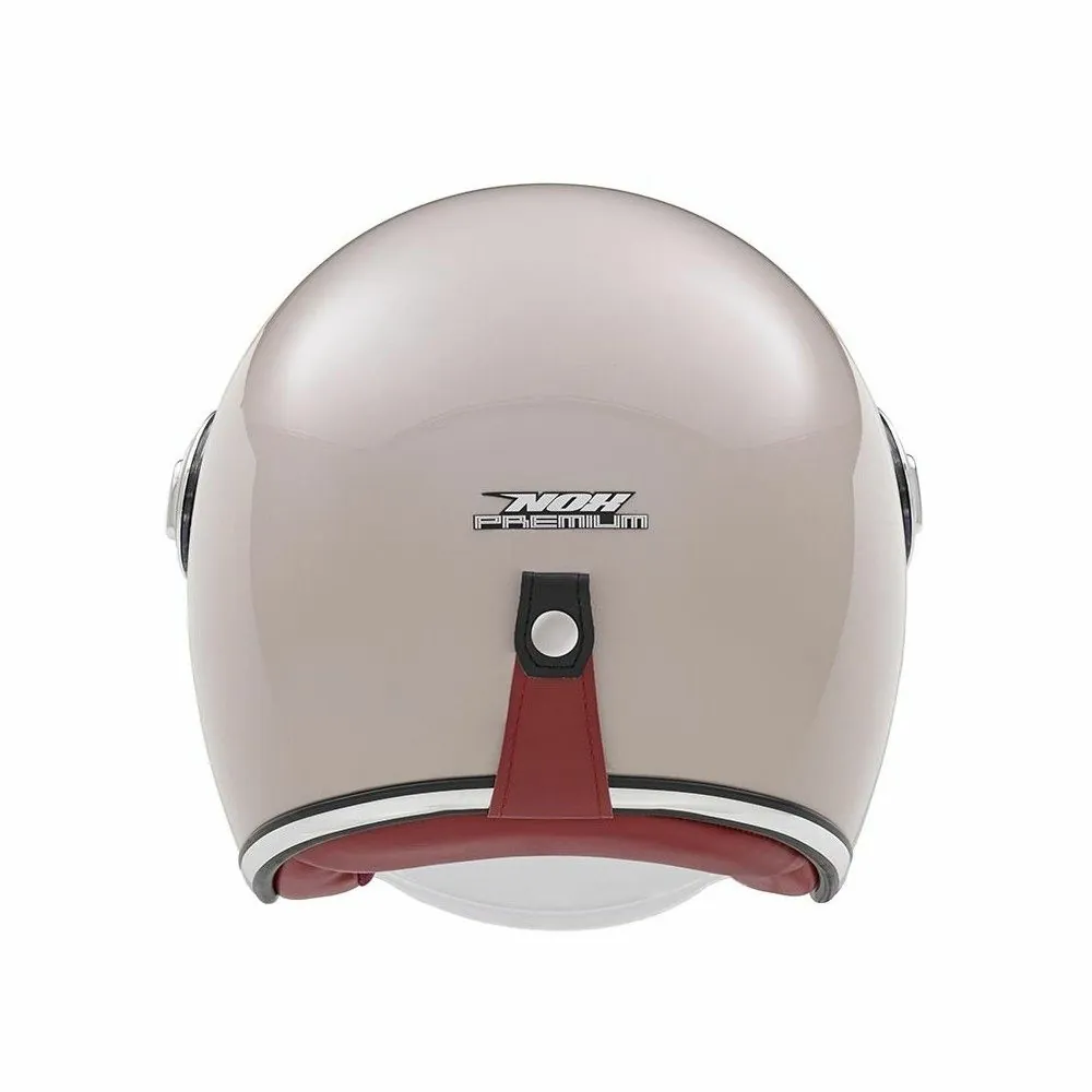 NOX vintage jet helmet moto scooter HERITAGE gloss champagne