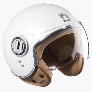 NOX vintage jet helmet moto scooter IDOL pearl white