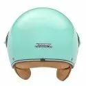 NOX casque jet vintage moto scooter IDOL vert brillant