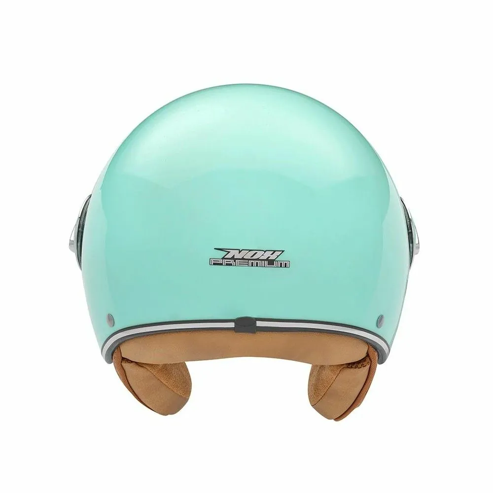 NOX vintage jet helmet moto scooter IDOL gloss green