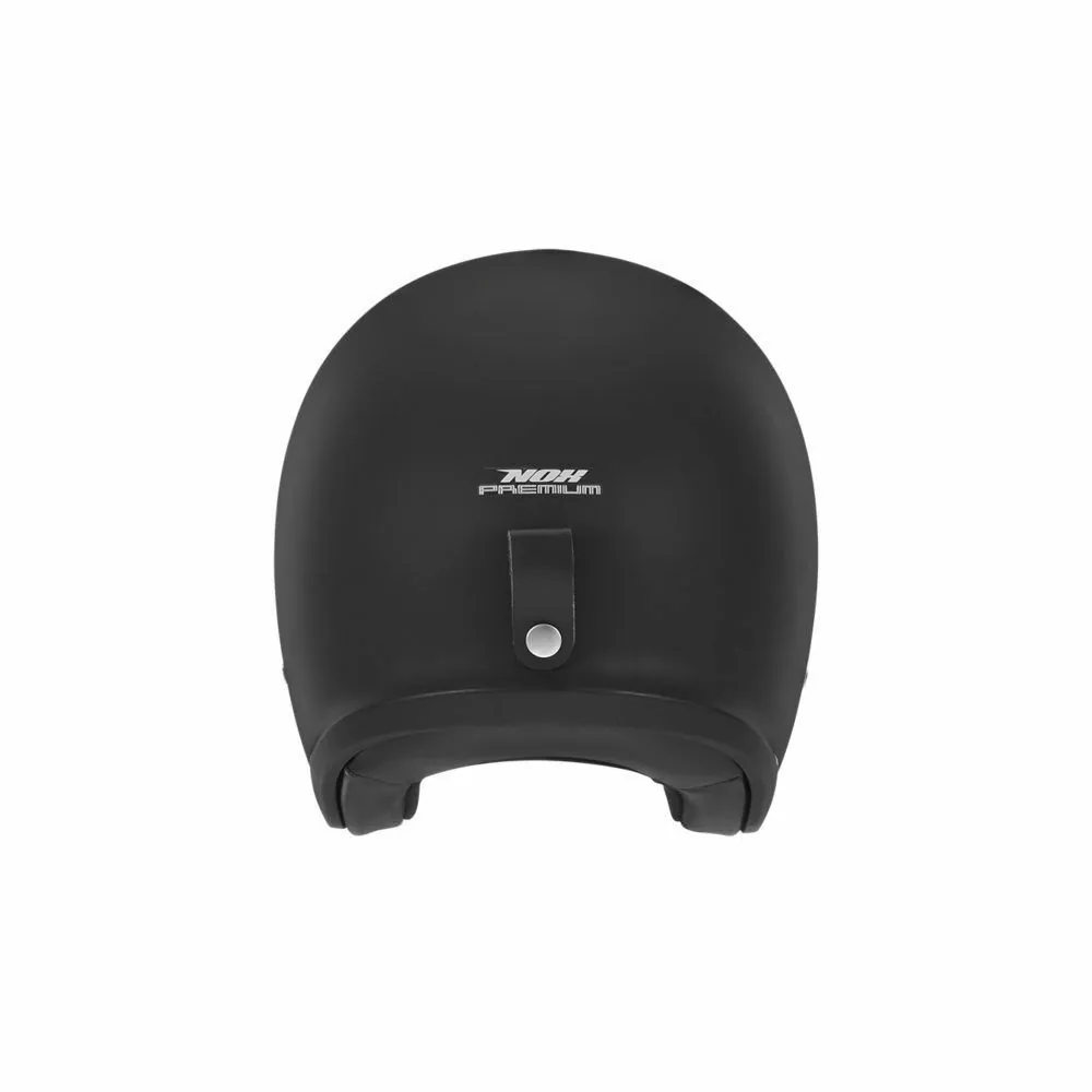 NOX casque jet vintage moto scooter NEXT noir mat