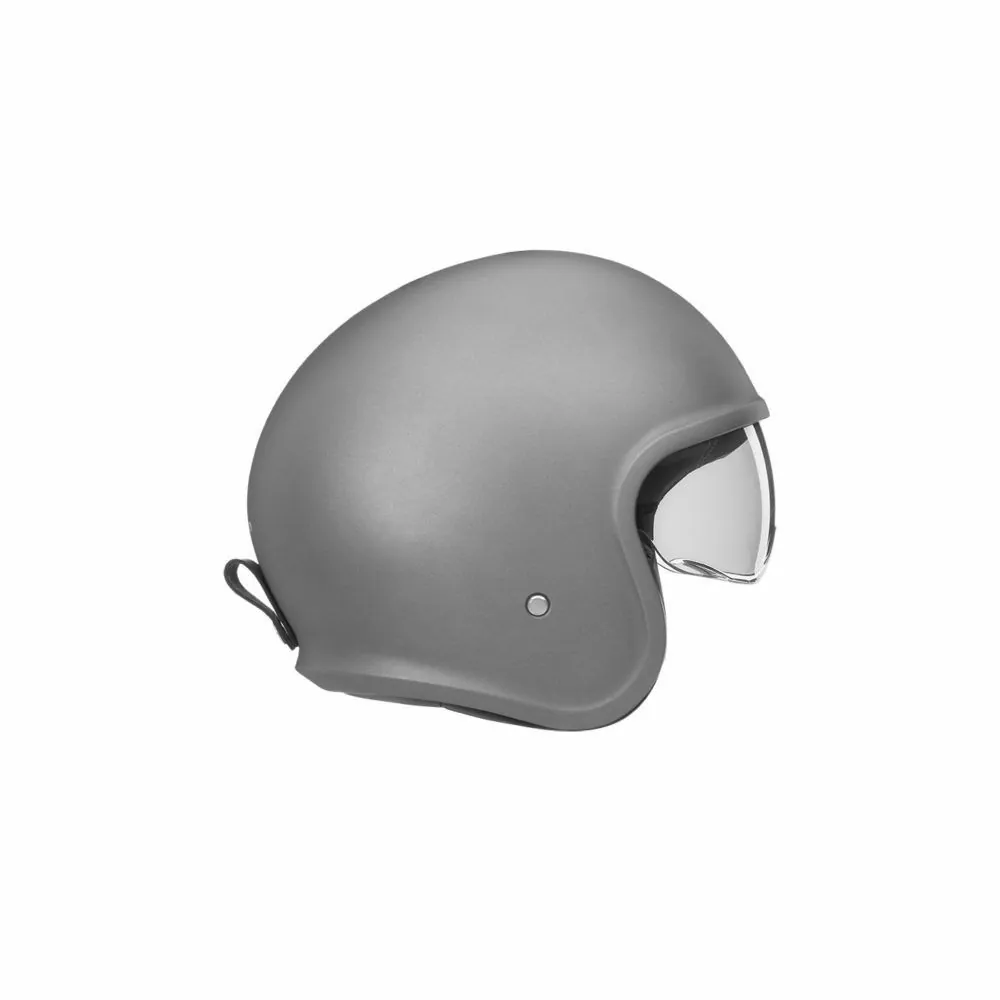 NOX casque jet vintage moto scooter NEXT titane mat