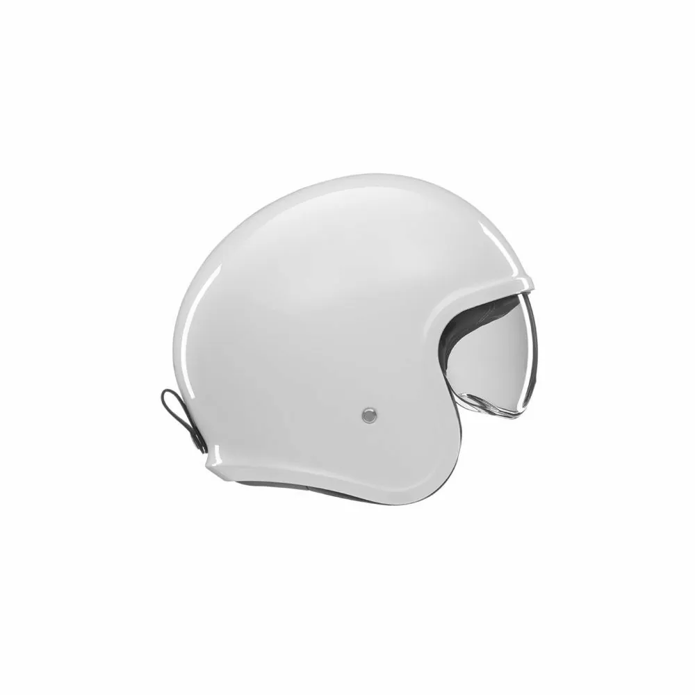 NOX casque jet vintage moto scooter NEXT blanc brillant