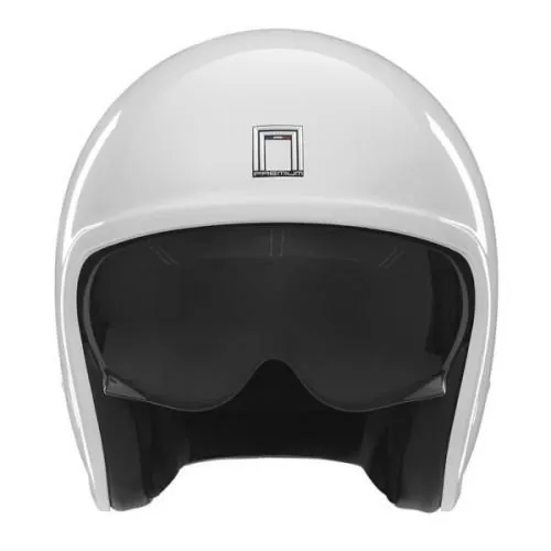 NOX casque jet vintage moto scooter NEXT blanc brillant