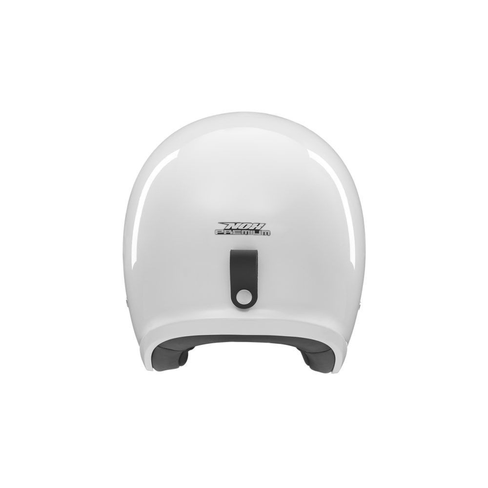 NOX casque jet vintage moto scooter NEXT blanc brillant