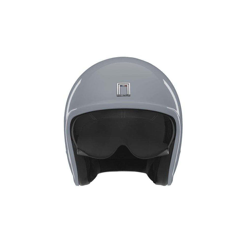 NOX casque jet vintage moto scooter NEXT gris nardo